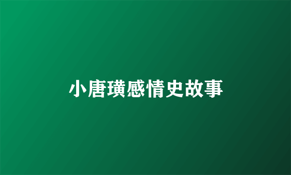 小唐璜感情史故事