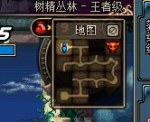 dnf中黄昏之预言书在树精丛林的哪个准确位置，发截图