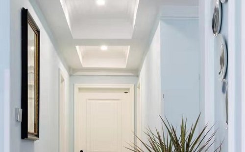 过道小范围的吊顶设计单调,有什么独特又实用的设计吗?