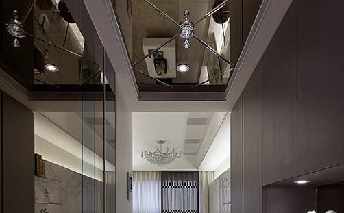 过道小范围的吊顶设计单调,有什么独特又实用的设计吗?