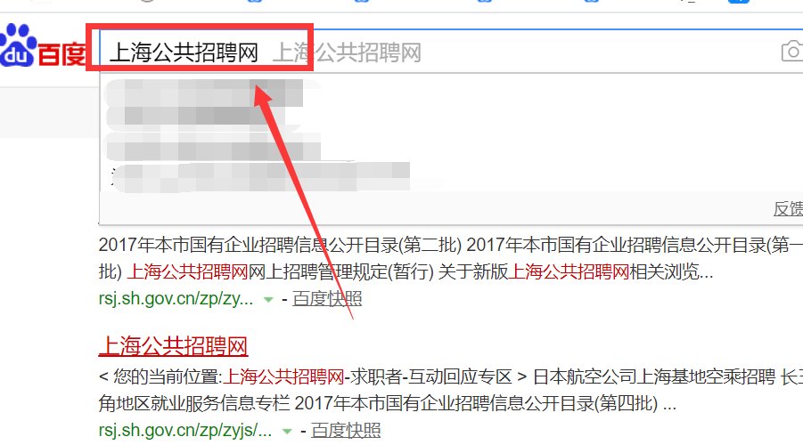 上海公共招聘网打不开