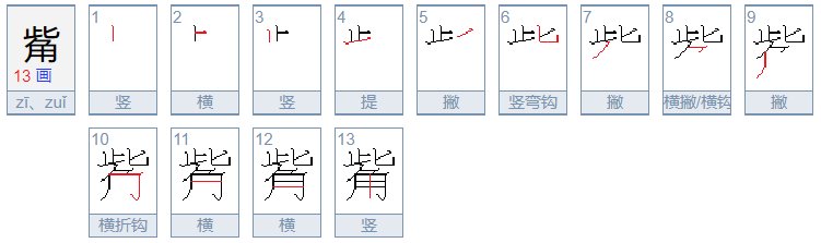 觜的拼音是什么？