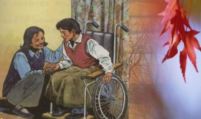 赏析下列句子。母亲扑过来抓住我的手，忍住哭声说……