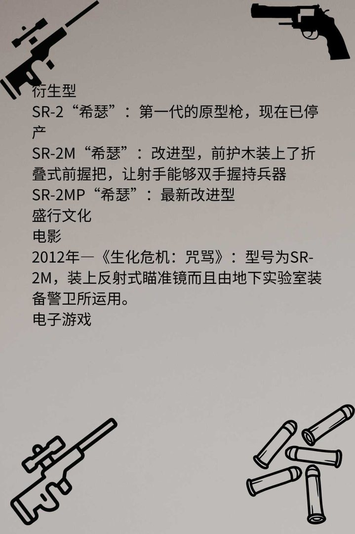 SR-2希瑟冲锋枪（俄）