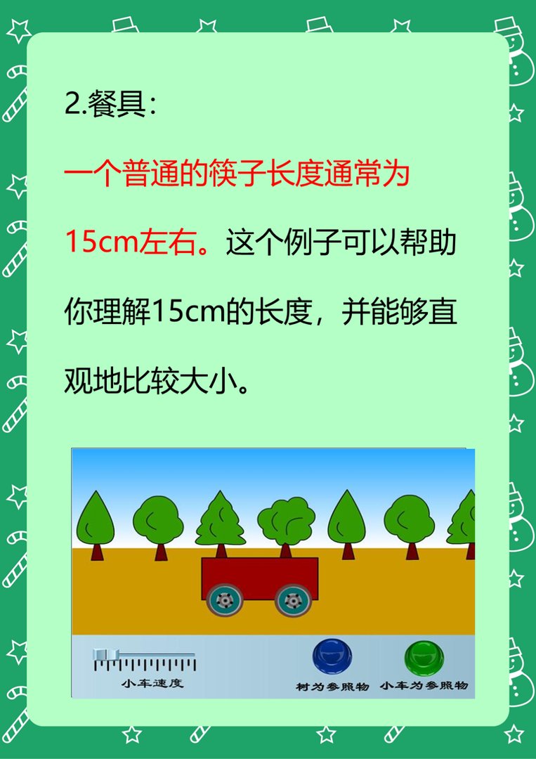 15cm长是什么样子?