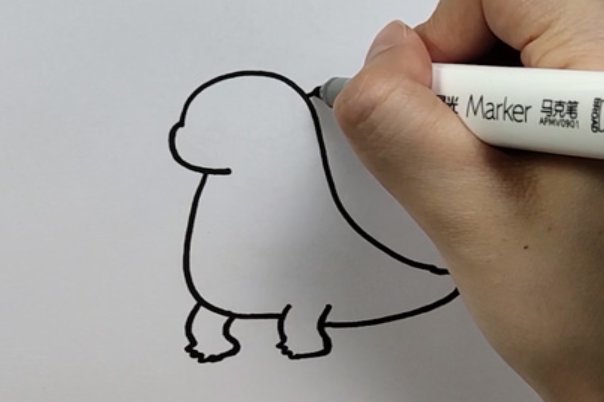 毒液哥斯拉怎么画