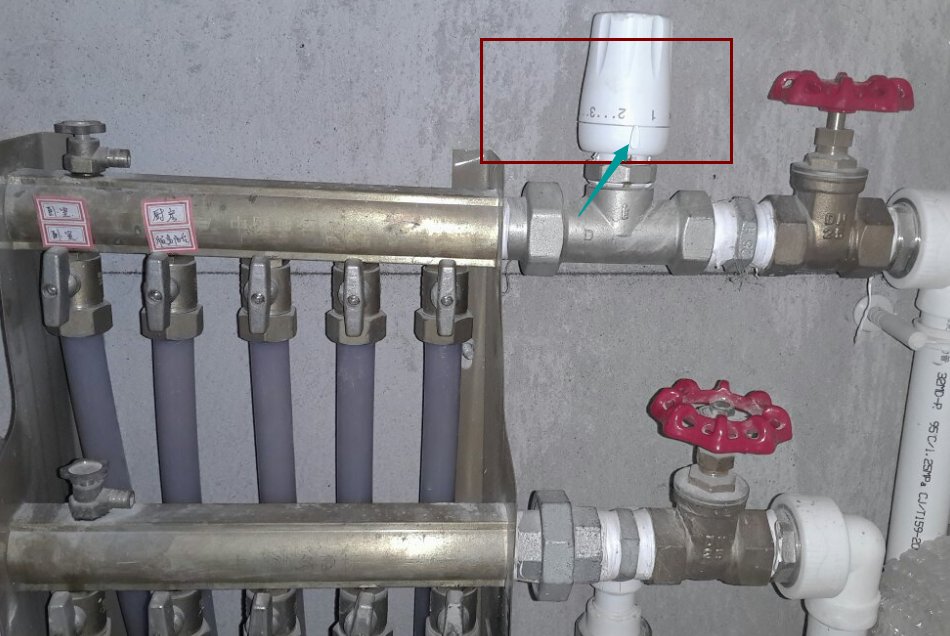 这个地暖开关怎么调大小？请看下这个有没有什么问题？非常感谢！