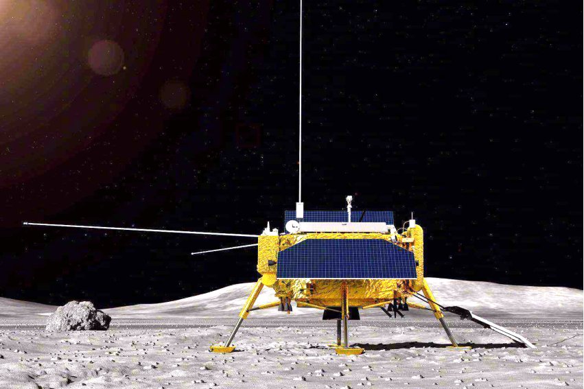 嫦娥四号着陆地点