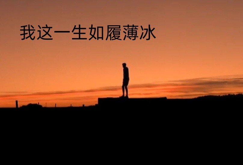 我这一生如履薄冰是啥意思