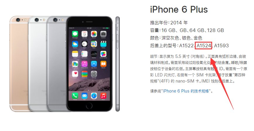 苹果a1524是什么型号的？