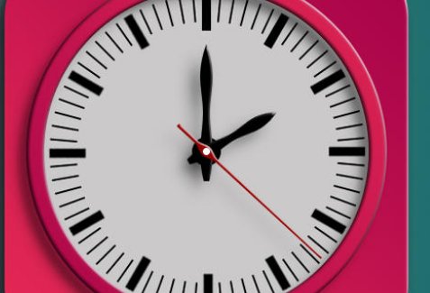 钟面上怎么表示8:30？