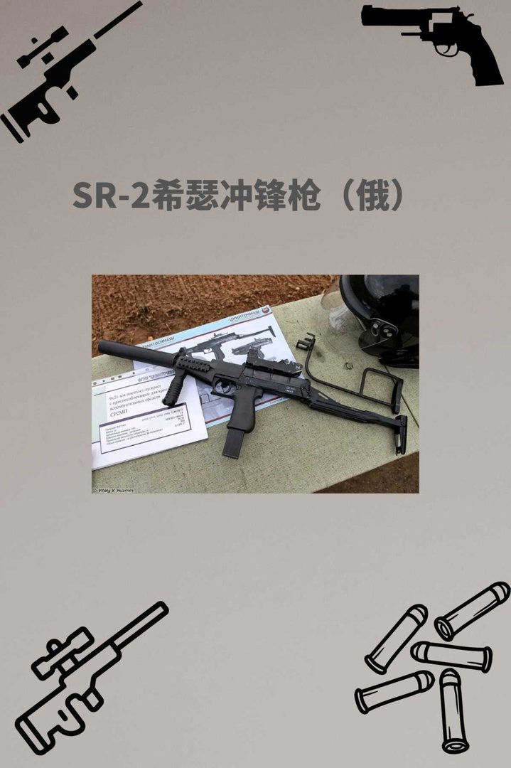 SR-2希瑟冲锋枪（俄）