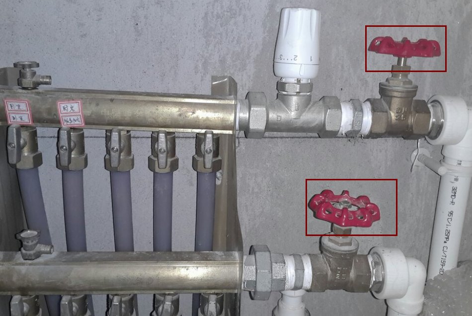 这个地暖开关怎么调大小？请看下这个有没有什么问题？非常感谢！