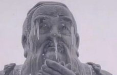 高校孔子雕像被冻得“流鼻涕”，网友对此有何评价？