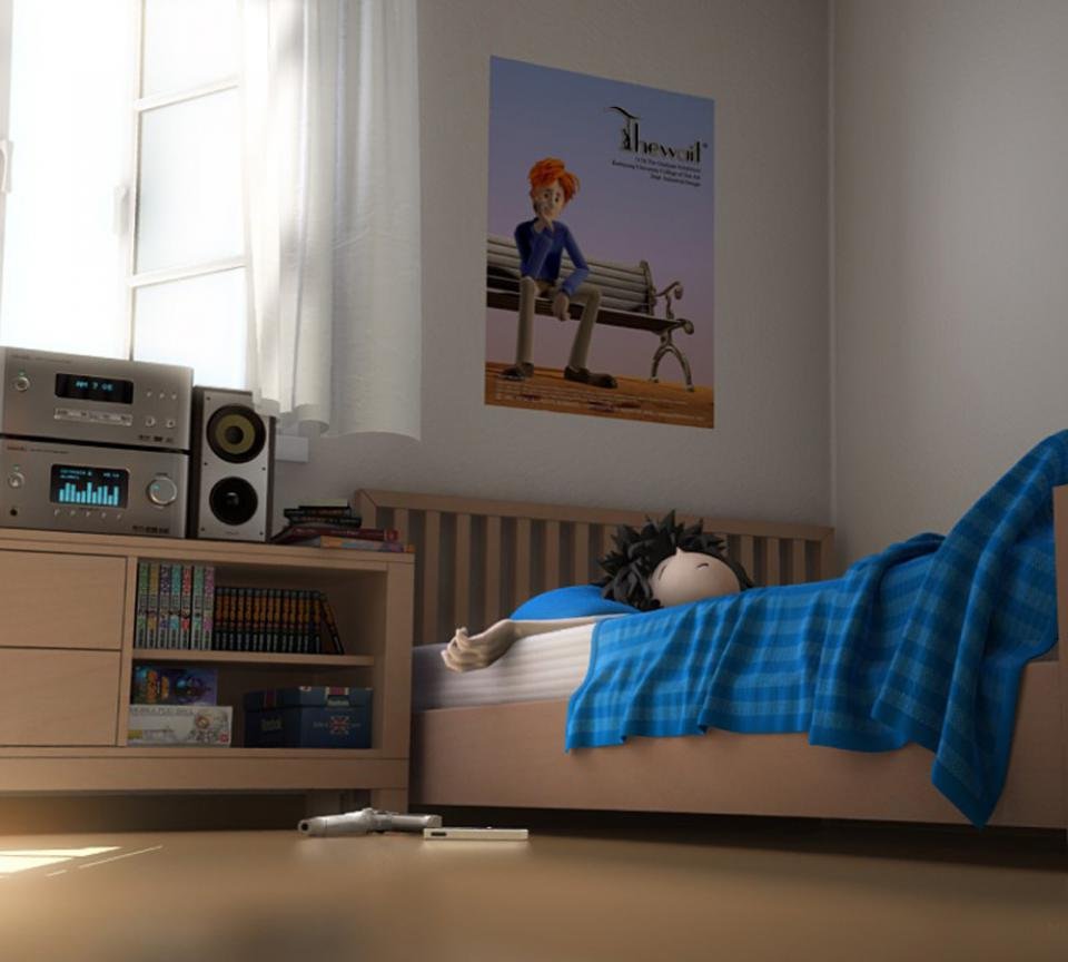 求哪位大神给我找一下这一张原图！！！是3D宅男手机壁纸！！！