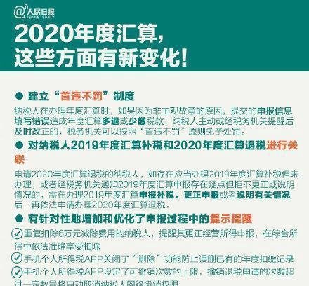 关于你的钱袋子！个税年度汇算干货指南