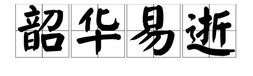 “韶华易逝”的读音是什么？