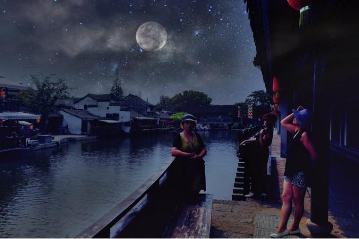 描写乡村月夜的情景