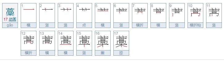 嵩字头下面放个木是什么字