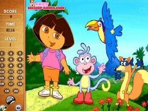 朵拉找小狗狗的游戏目标