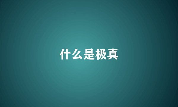 什么是极真