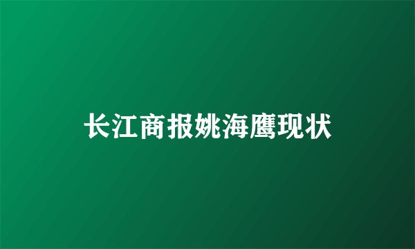 长江商报姚海鹰现状