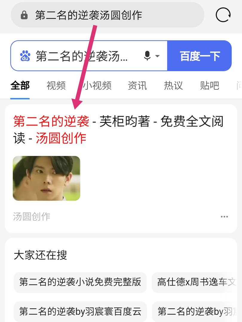 《第二名的逆袭》在哪里能看小说?