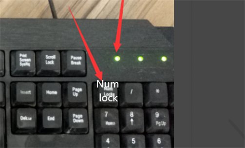 键盘的三个指示灯分别代表什么意思？