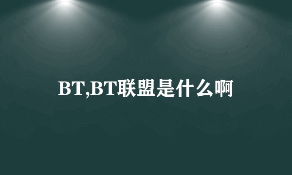 BT,BT联盟是什么啊