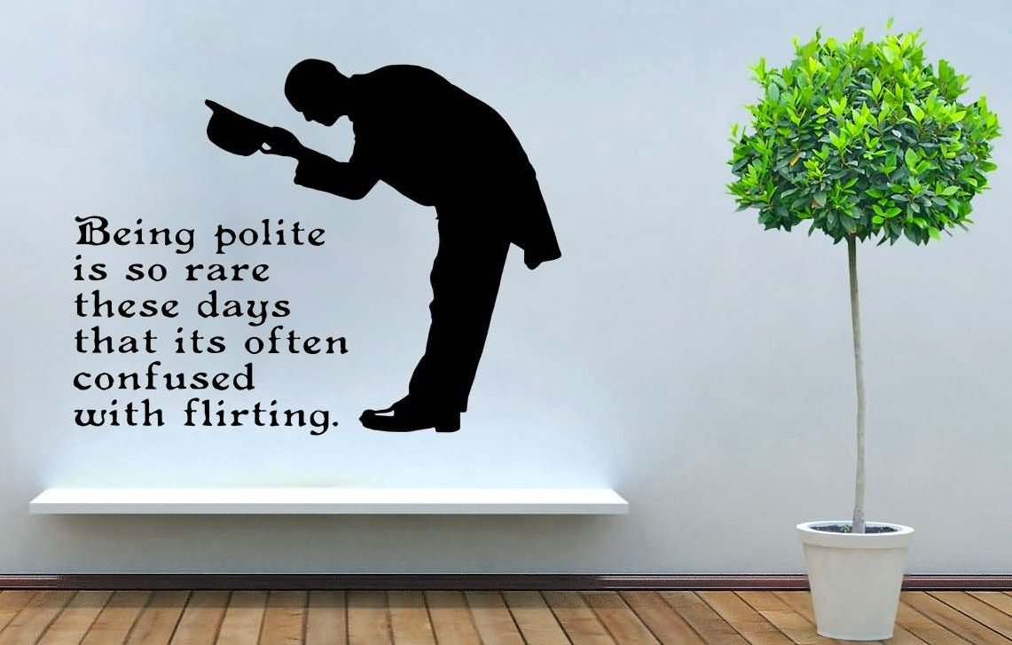 有礼貌的用英语怎么说？