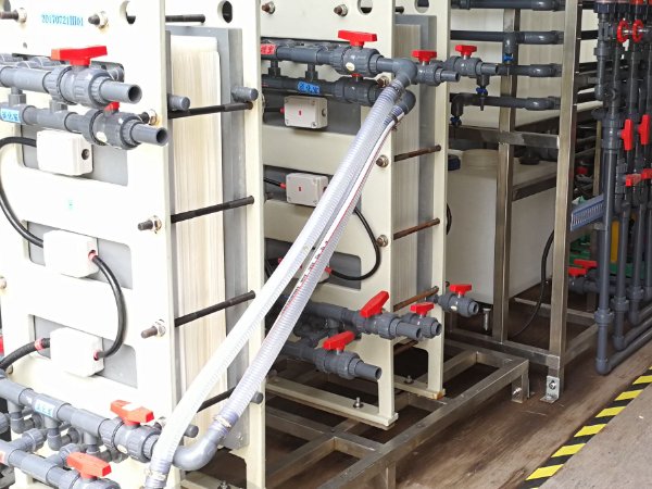 电渗析除去高价离子的效能