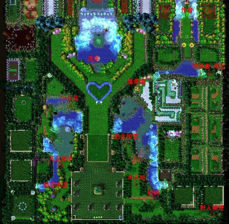 魔兽争霸RPG神幻之恋1.6里的小火花在哪?百度上搜出来的图太小根本不知道具体位子 有原图或者大图的截图么