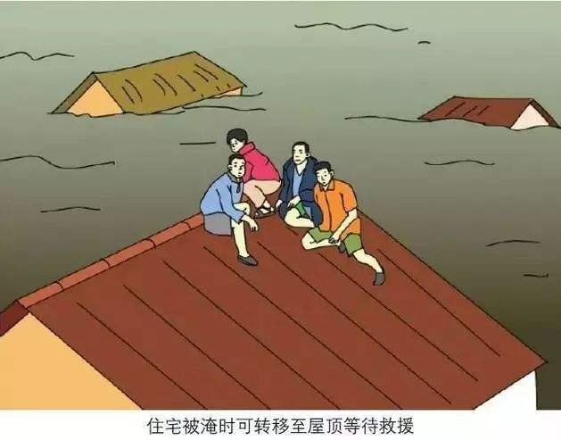 村名被洪水围困屋顶挥旗求救,现场的情况如何?