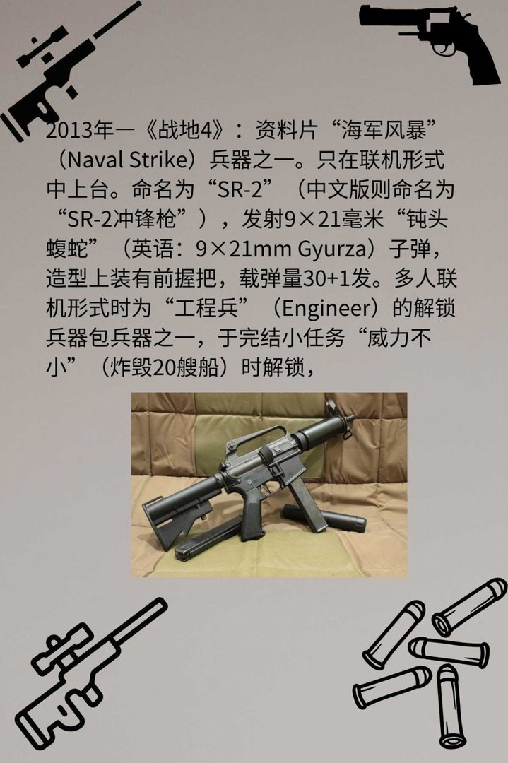 SR-2希瑟冲锋枪（俄）