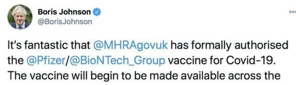 重磅！英国解封首日史上最快疫苗获批！最大规模疫苗接种下周开始！