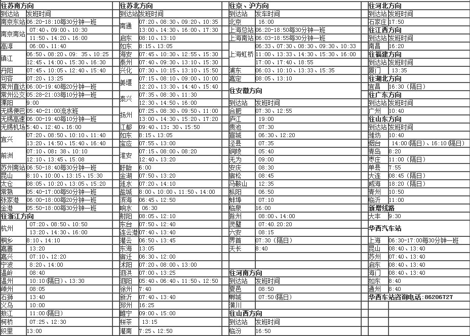 江阴新世新客运有网站吗 电话多少啊急急