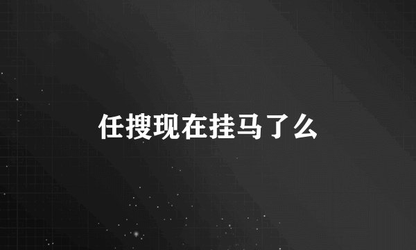 任搜现在挂马了么