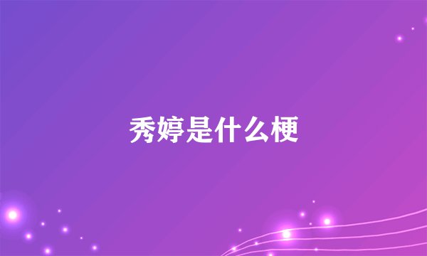 秀婷是什么梗
