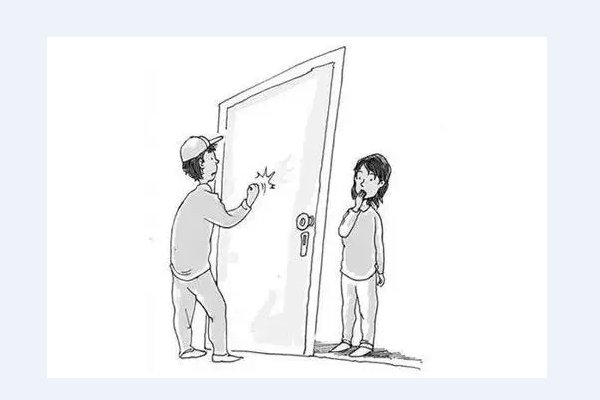 敲门一般敲几下是鬼