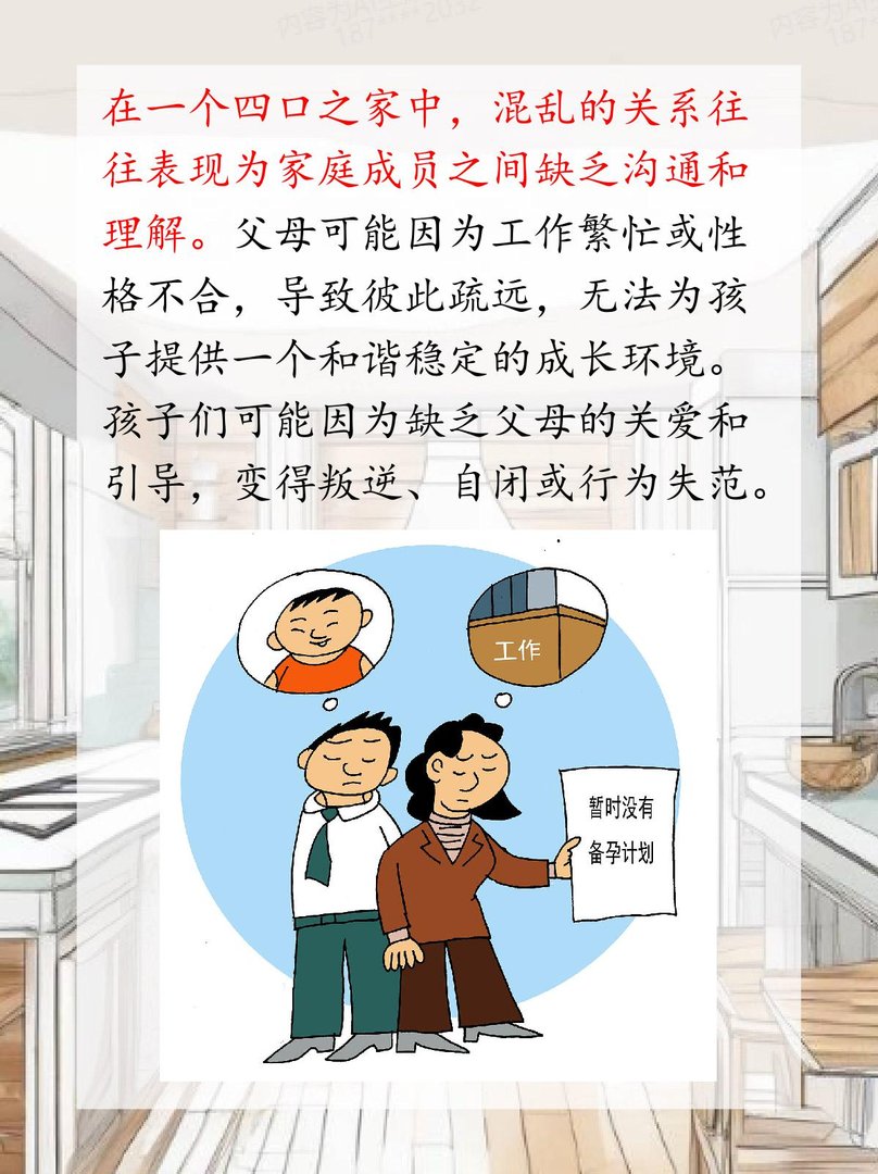 一家四口，如何处理关系？