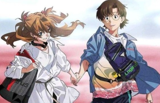 《EVA》明日香为什么和剑介在一起?